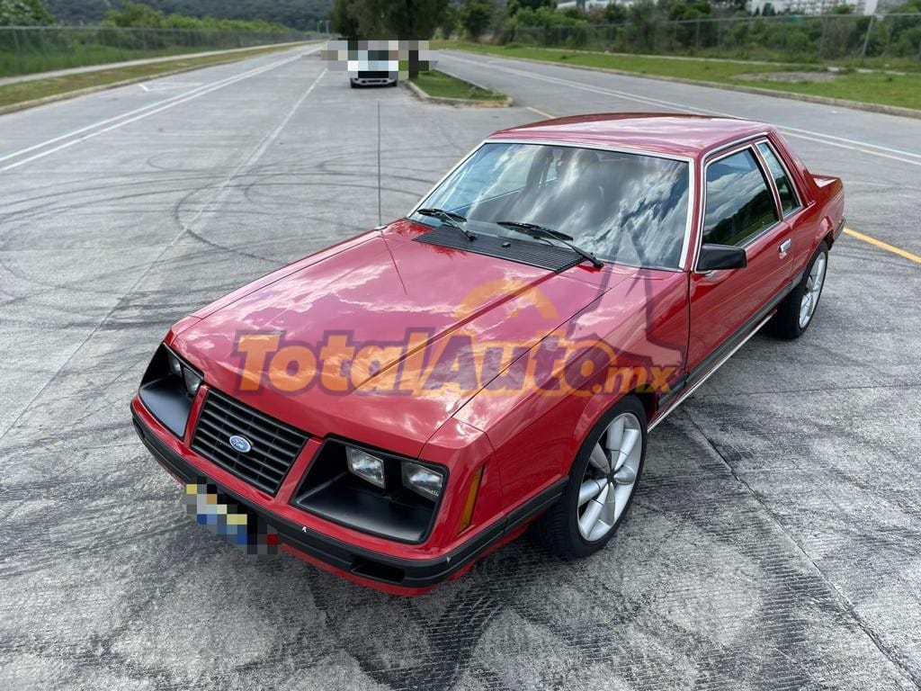 ford mustang hard top 1984 rojo total auto mx 1
