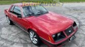 ford mustang hard top 1984 rojo total auto mx 3